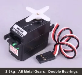 

Spring RC Analog Servo SM-S3317M 2.9kg/27g 24T Hitec W/Metal Gears (Double Bearings)