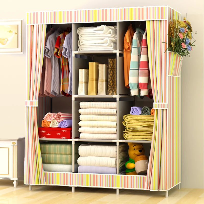 Портативный шкаф, органайзер для одежды, шкаф для хранения, комод для спальни, идеальный органайзер для хранения игрушек, полотенец, книг
