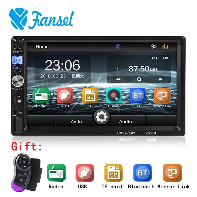 Best Offers Autoradio Bluetooth FM Subwoofer Car MP5 Player AUX USB SD 2 Din Car Radio 7 inch HD Auto Audio Player With Rear View Camera Best Offers Autoradio Bluetooth FM Subwoofer Car MP5 Player AUX USB SD 2 Din Car Radio 7 inch HD Auto Audio Player With Rear View Camera