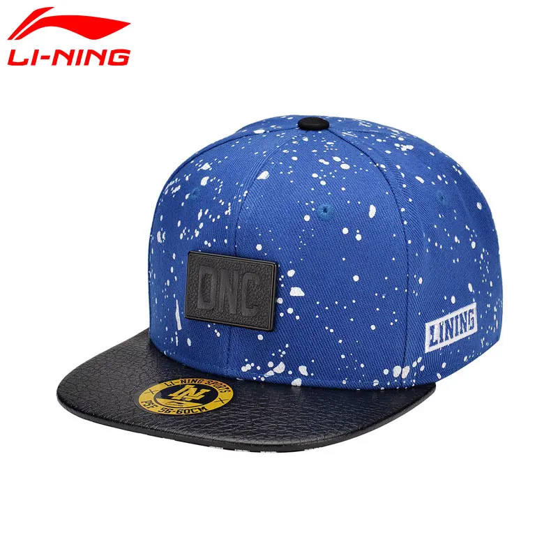 

Li-Ning Unisex The Trend Series Snapback Cap 100% Polyester LiNing Sports Hats AMYM112 PMQ060