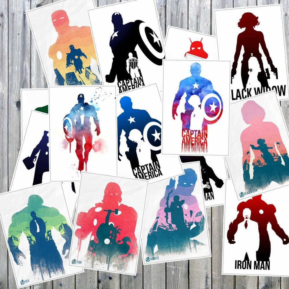 25 pcs/lot Marvel movie The Avengers Stickers Styling Waterproof Sticker Motorcycle Bike Laptop Skateboard Ipad Phone