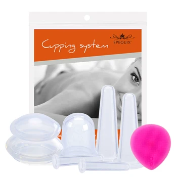 

Ventosa Silicone Massage Cup Set Celulite Massageador Facial Mssage Vacuum Therapy Man Woman Body relaxation Cup Tools
