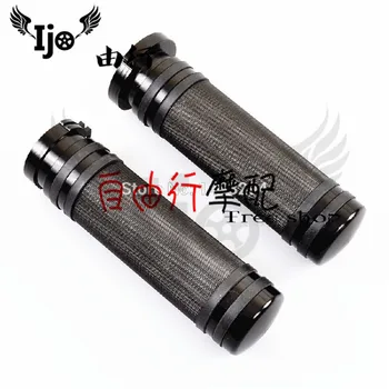 

top quality black CNC metal moto handle bar for harley softail Davidson XL883 1200 X48 sportster motorcycle handlebar grips
