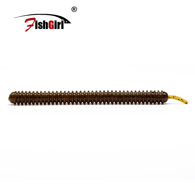 

fishgirl Pesca Leurre Souple Peche 115mm 7.5g Soft Worm Fishing Lure Iscas Artificiais Bait Swimbait Bass Perch Pike