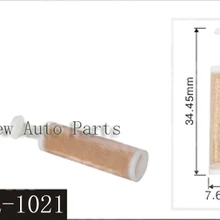 10 шт. фильтр топливной форсунки для бензина автозапчасти оптом Верхняя подача многоточечный впрыск автозапчасти Размер 34,45*7,6*3,1 мм VD-FL-1021
