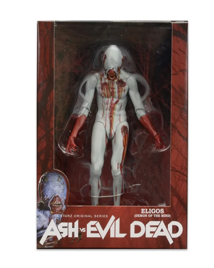 Мультипликационный персонаж из фильма игрушки NECA американская драма The Evil Dead Ash vs evil dead 7 дюймов подвижная фигурка модель - Цвет: Красный