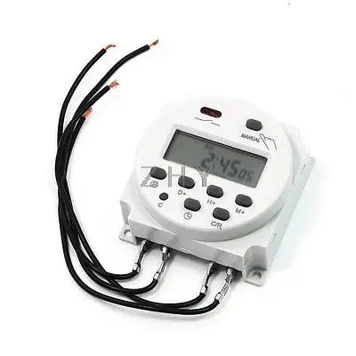 

AC 220V-240V LCD Digital Power Programmable Timer Switch Time Relay 8A