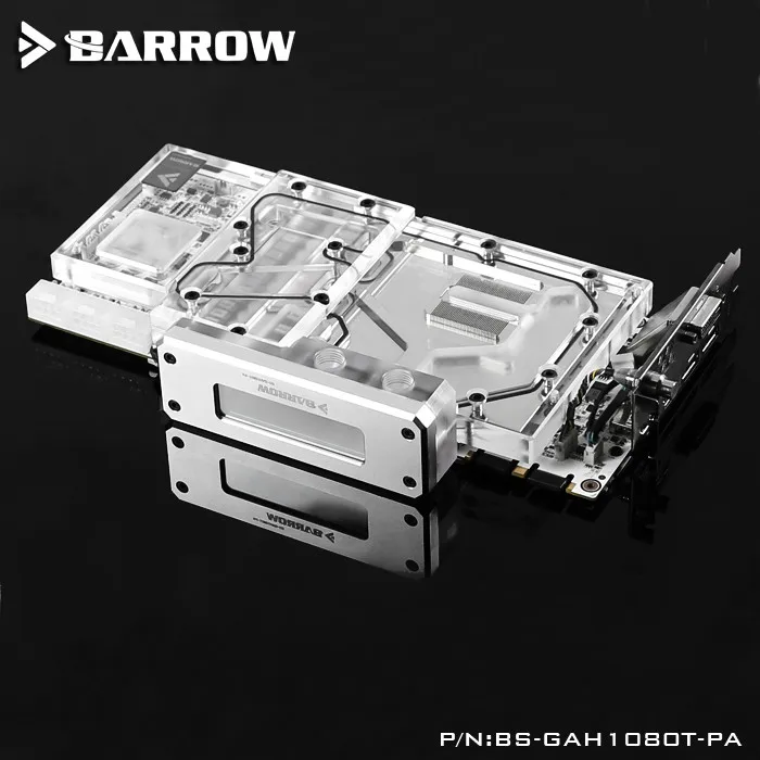 

Barrow BS-GAH1080T-PA, LRC 2.0 Full Cover Graphics Card Water Cooling Block for Galaxy Hall of Fame GTX1080TI