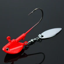 3pcs/lot Fishing Hook 6g 10g Jig Head Hook for Soft Shad Lure Strong Jig Head Jigging Bait Lead Lure aoclu bared no painting jig head lead sinker weights shots with lock pin 10pcs lot from 2g to 21g for soft lure jigging
