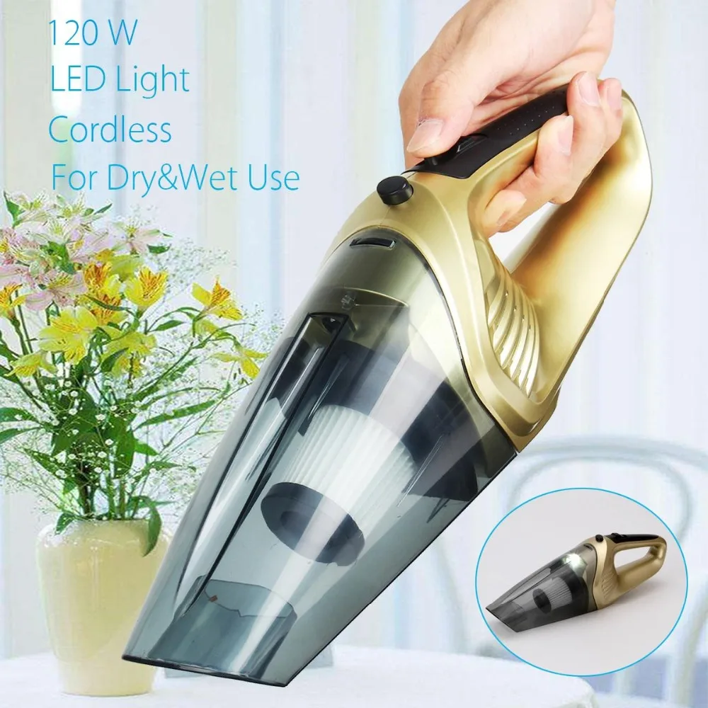 2018 Car Vacuum Cleaner Auto 120w High Power Rechargeable Dry and wet Use With Led Light Cordless Vacuum Cleaner Dust Collector 2018 Car Vacuum Cleaner Auto 120w High Power Rechargeable Dry and wet Use With Led Light Cordless Vacuum Cleaner Dust Collector