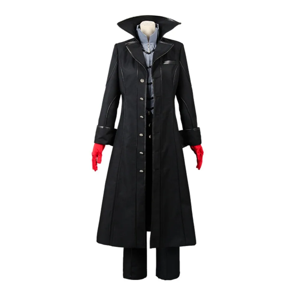 Persona 5 Cosplay P5 Joker Costume Jacket Ren Amamiya Full Set Akira Kurusu Uniform Outfit for Men - Party Halloween image 2
