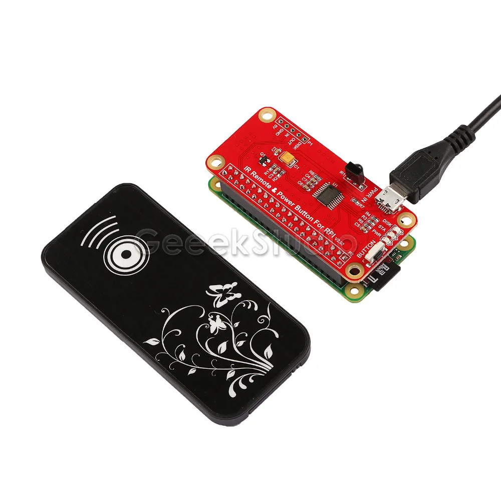 V2.02 новая версия ИК модуль дистанционного управления кнопки питания для Raspberry Pi 3/2