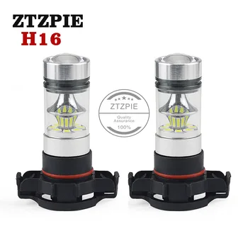 

ZTZPIE New Car COB LED H16 Fog Light 12V 24V 100W 1100lm 6500K High Power Super Bright white lights 360 Degree Illumination 2pcs