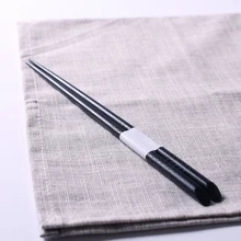 Лидер продаж 5 пар/уп. натурального бамбука экологической Палочки китайские японский деревянный лак Палочки китайские подарочный набор