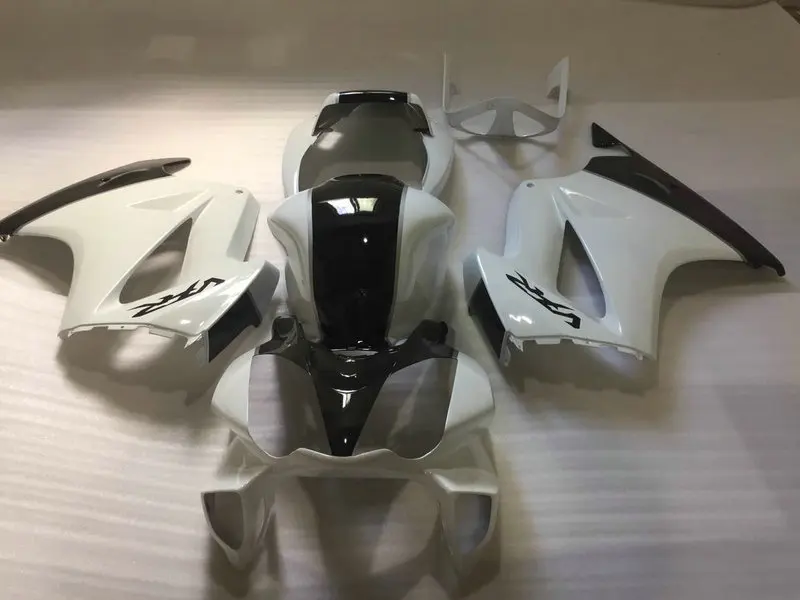 Литья под давлением обтекателя комплект для HONDA VFR800 02 03 04 05 06 VFR 800 2002 2004 2006 ABS белый черный обтекатели комплект+ подарки HW05