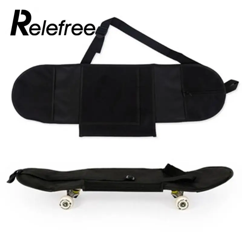 Relefree دائم مريحة المحمولة غطاء لوح التزلج longboard تحمل حقيبة حمل حقيبة Relefree دائم مريحة المحمولة غطاء لوح التزلج longboard تحمل حقيبة حمل حقيبة