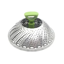 11 дюймов многофункциональный бытовой инструмент из нержавеющей стали Пароварка складной Пароварка для овощей фруктов Пароварка Корзина кухонный инструмент