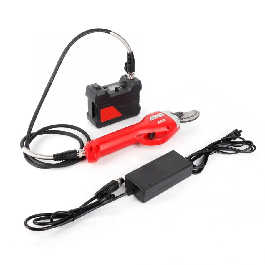 

24V High Speed Electric Gardening Tree Pruner Branch Cutter Pruning Shear Tool CN Plug 220V Bonsai Pruning Cutting Tool