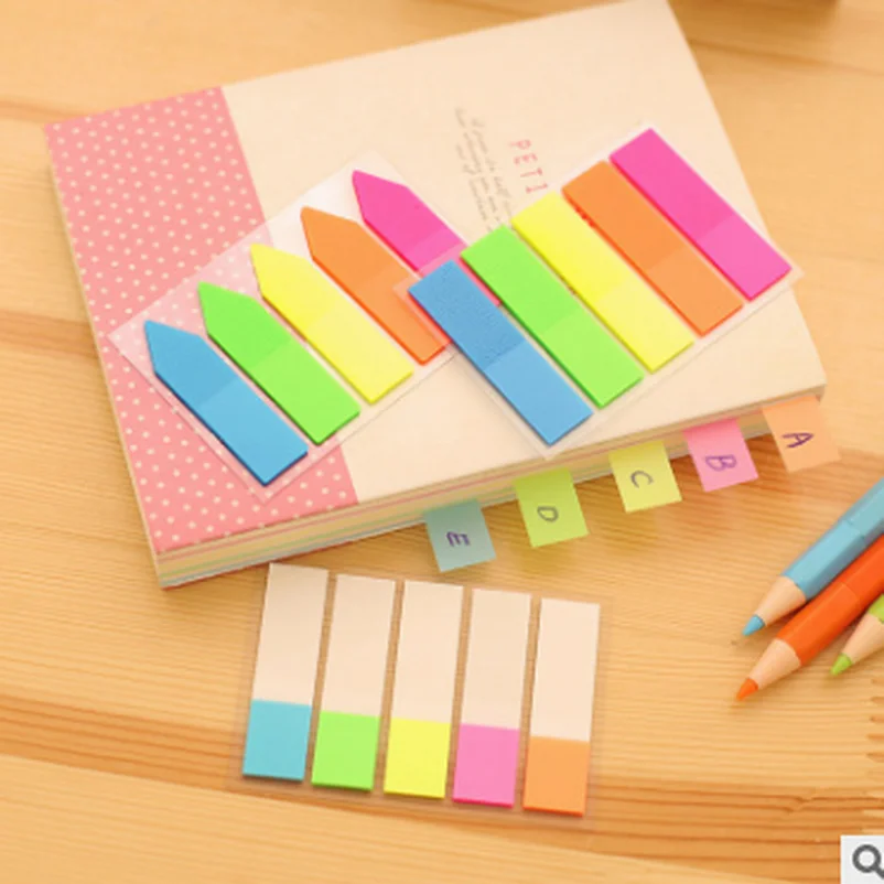 Memo And Colorful Paper Dhl Wholesale 500set Colorful Pet Memo Paper Sticker