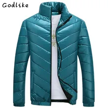 GODLIKE Winter Jacket Men 2017 Men Cotton Blend Coats Zipper Mens Jacket Casual Thick Outwear Asia Size 5XL Clothing parkas Male