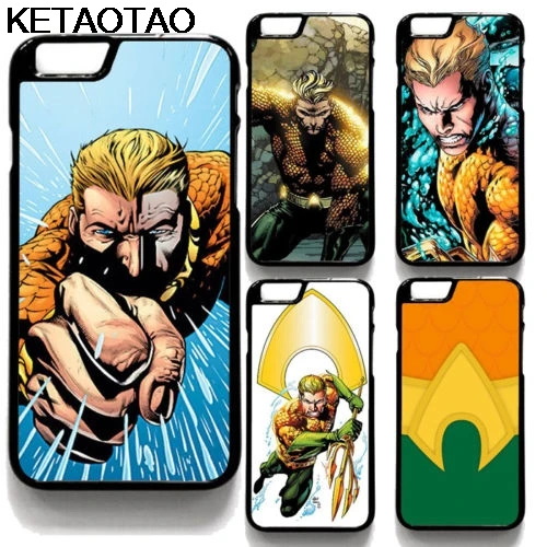 Чехлы для телефонов KETAOTAO Aquaman Justice League DC Comics Samsung S3 S4 S5 S6 S7 S8 S9 NOTE 5 7 8 мягкий