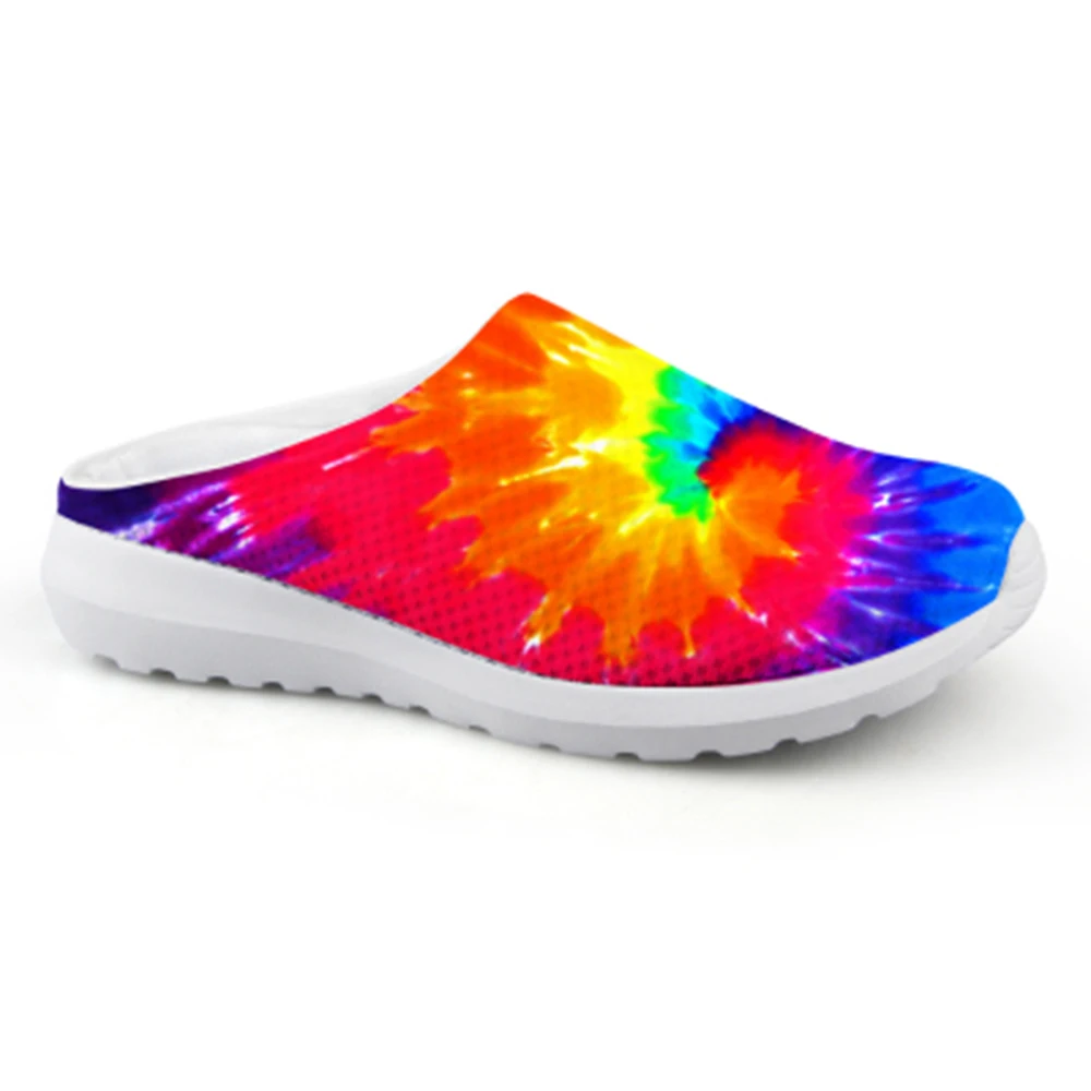 Customized Casual Sandals man Shoes Slip On Flats Slippers Summer Fashion men Mules Clogs 3D Color Printing Sandals Loafers - Color: CA5284CA