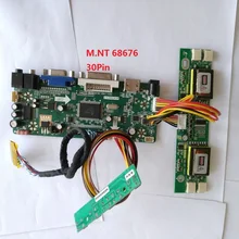 kit for LM190E08-TLG6 VGA DVI Controller board 30pin 1280X1024 19″ HDMI Driver LVDS 4 lamps Screen Panel M.NT68676 DIY
