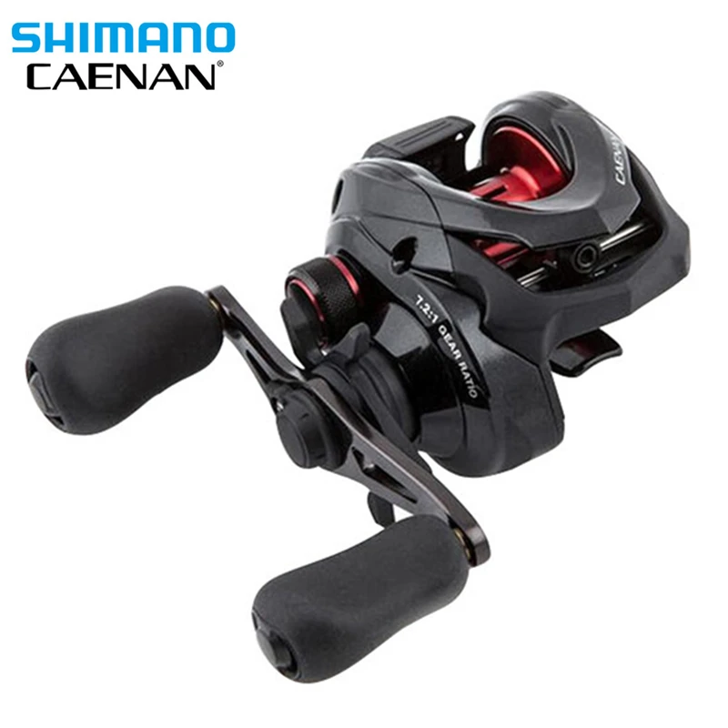 

Shimano CAENAN Low Profile Baitcasting Reel Left Right Hand 7.2:1 High Ratio Freshwater Saltwater Baitcaster Fishing Reel Coils