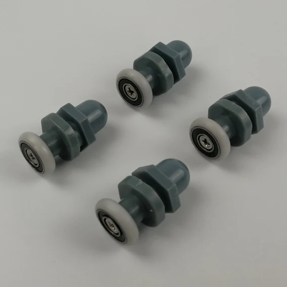 4pcs 4 шт.-8 шт./компл. раздвижная душевая дверь нейлоновая настольная дорожка/Ролики/колеса/шкив Диаметр 19 мм/23 мм/25 мм/27 мм аксессуары для душевой кабины - Цвет: 4pcs