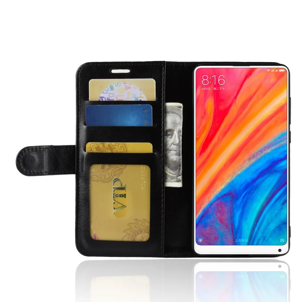 Брендовый защитный чехол gligle для Xiaomi MIX 2 S, чехол из искусственной кожи, чехол-кошелек