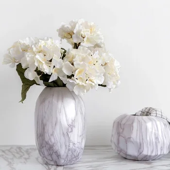 

3pcs Artificial Flower Hydrangea Silk Hydrangea Bouquet for Wedding Party New Year Decoration Fake Flowers Home Decoration fake