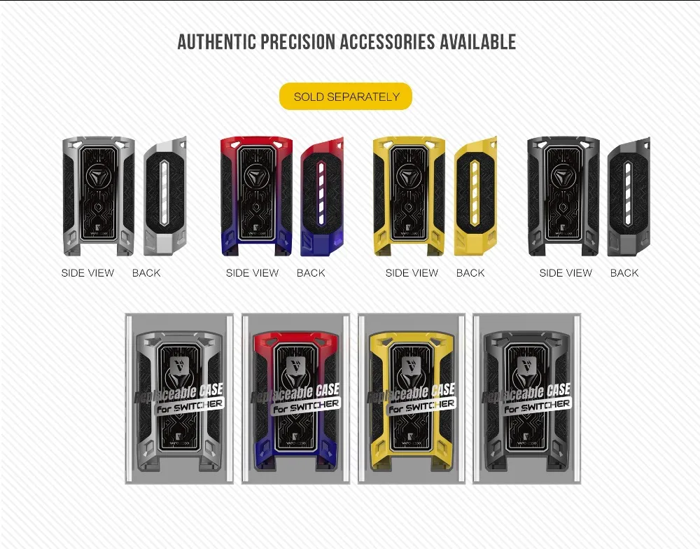 Original Vaporesso Switcher TC Box Mod 220W Electronic Cigarette Vape Box Mod for NRG Tank Atomizer (7)
