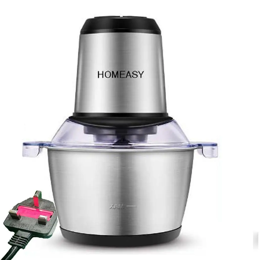 

Electric Meat Grinder Large Horsepower Double Modes Home, Kitchen 2L Food Cutting 600 W Appliances Machine