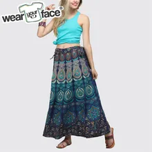 Инди фолк 3D принт юбки хипстер модные повседневные женские повседневные юбки Прямая поставка