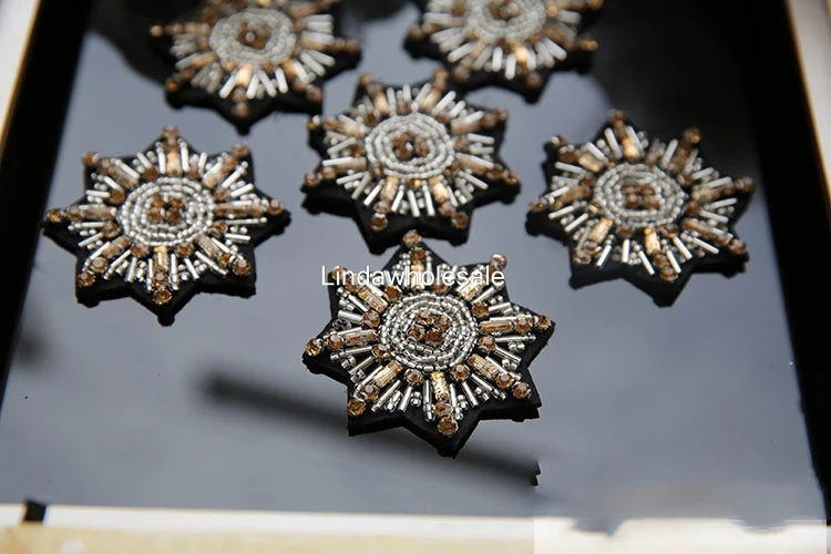 Нашивки с бисером, аксессуары для шитья, наклейки для одежды, diy для ...