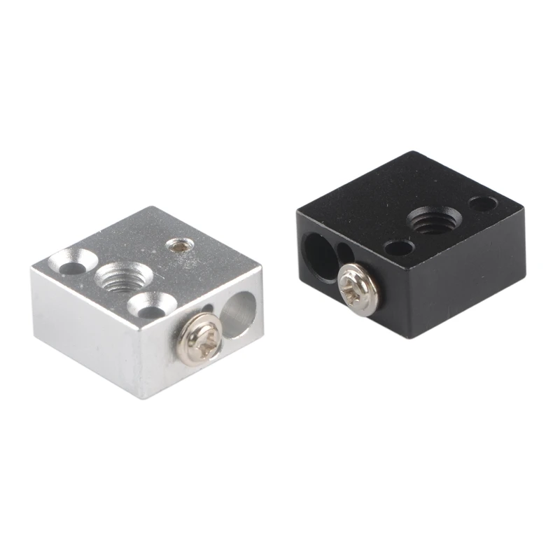 

5pcs/lot CR10 Heater Block All-Metal Radiator For V6 CREALITY CR-10 J-head for 3D printer Bowden Extruder hotend 20*20*10MM