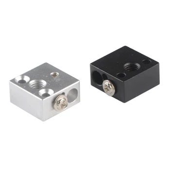 

5pcs/lot CR10 Heater Block All-Metal Radiator For V6 CREALITY CR-10 J-head for 3D printer Bowden Extruder hotend 20*20*10MM