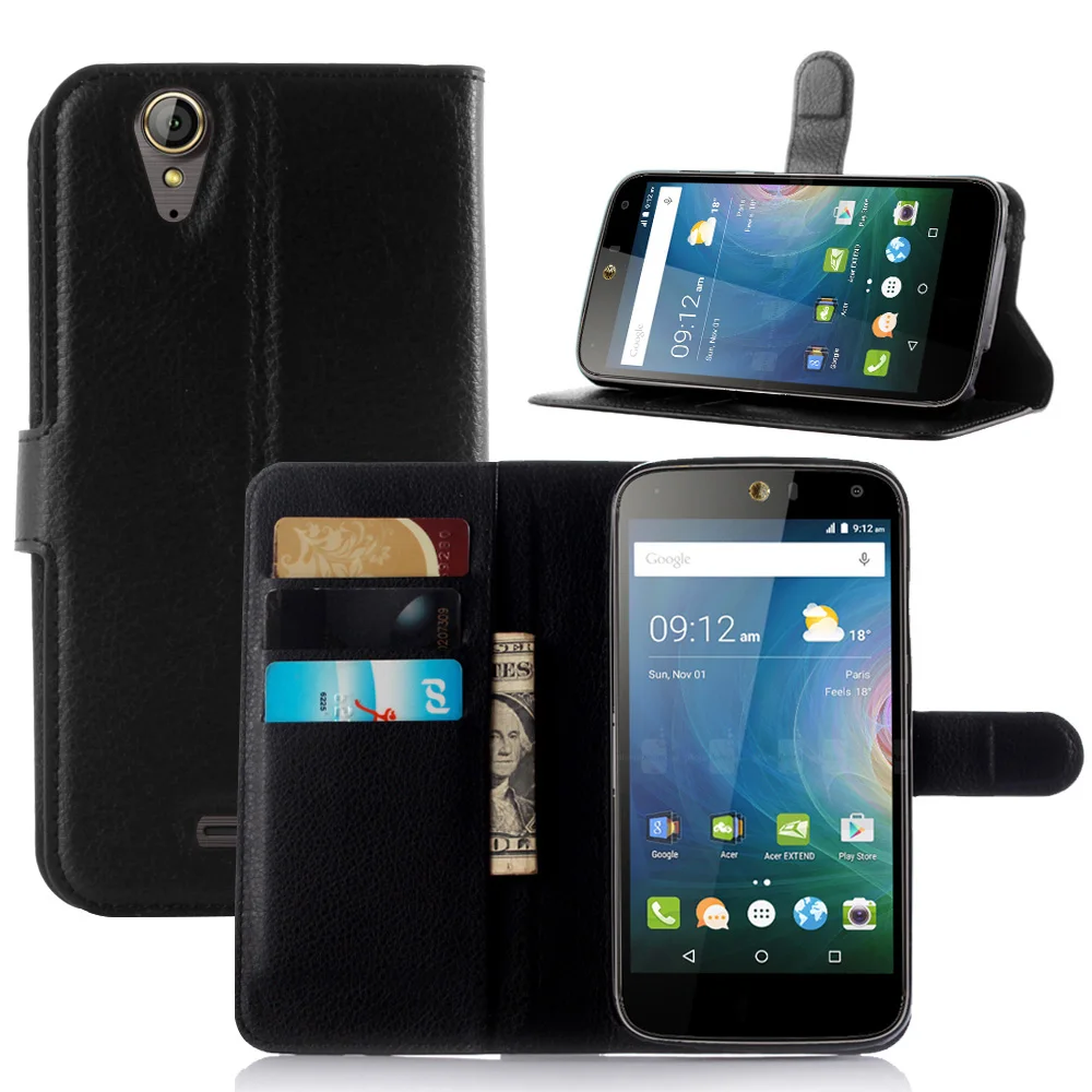 

CYBORIS for Acer Liquid Z630 Z630S Leather Phone Case for Acer Liquid Z630 Z630S Flip Cover Stand Wallet Bag Card Holder
