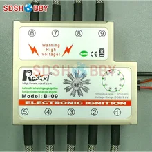 Rcexl девять цилиндров радиальный двигатель воспламенитель 4,8 V~ 8,4 V 622a воспламенитель включая датчик для ME-8 1/4-32 CM-6-10MM