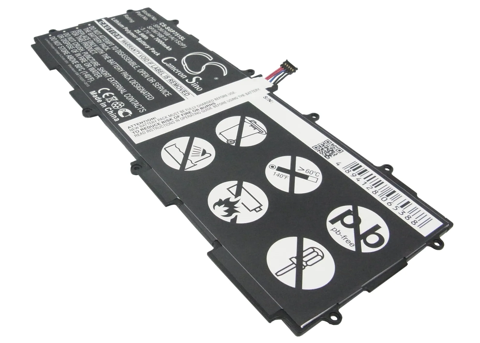 Аккумулятор Cameron Sino для Samsung GT-N8013 GT-P5100 GT-P5110 GT-P5113 GT-P7510 | Электроника