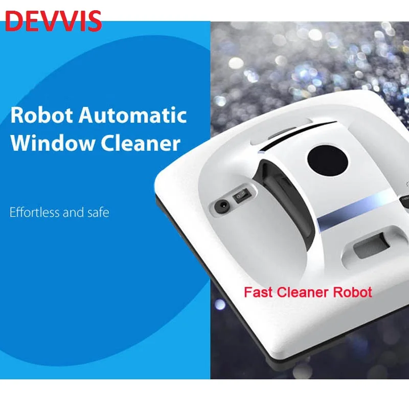 Mini Glass Robot Cleaner with Unique size and Smart Move system