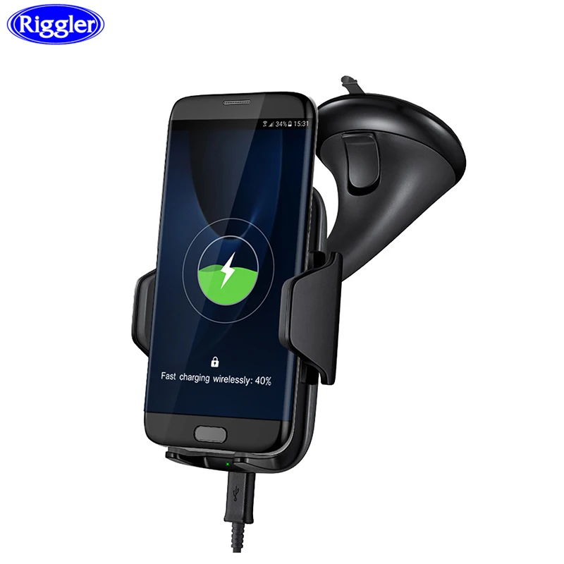 Riggler Автомобильное устройство для быстрой зарядки Беспроводной крепление
