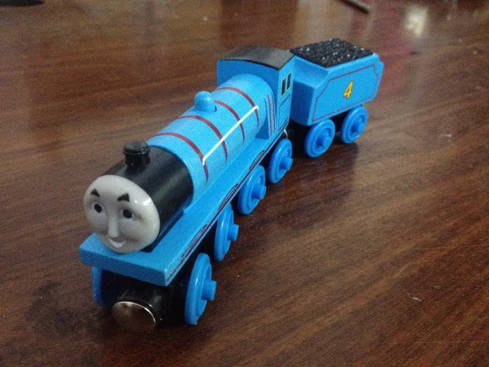 Gordon Gordon s Tender 2pcs Thomas and Friends Wooden Trains Model Magnetic Train font b Toys