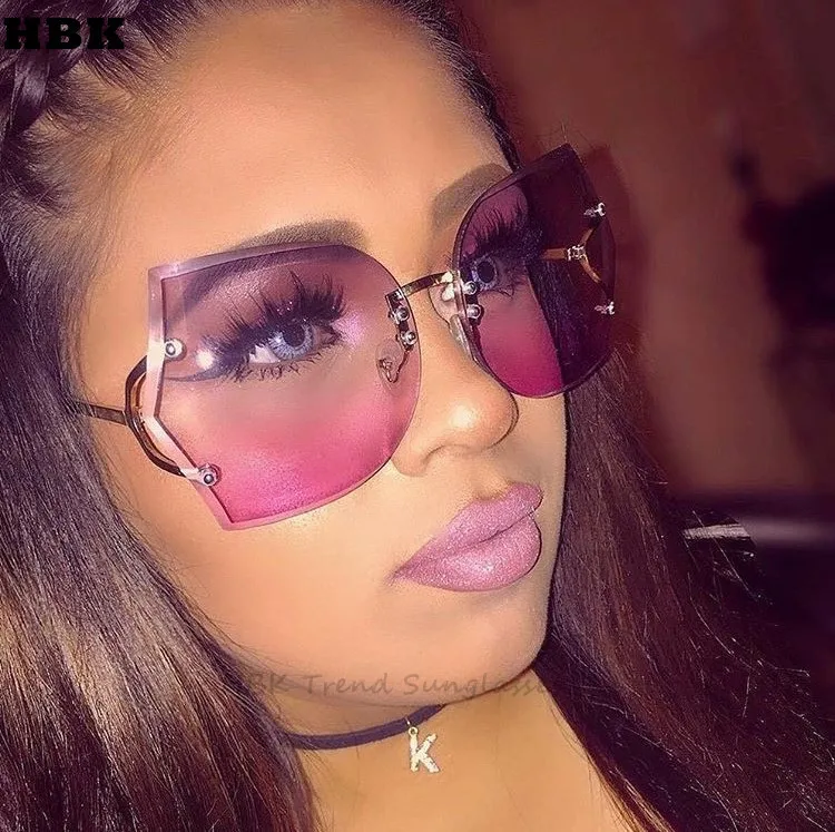 vintage rimless gold eyeglasses