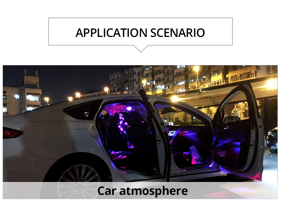 Car-mounted stage lights Adsorbable (13)