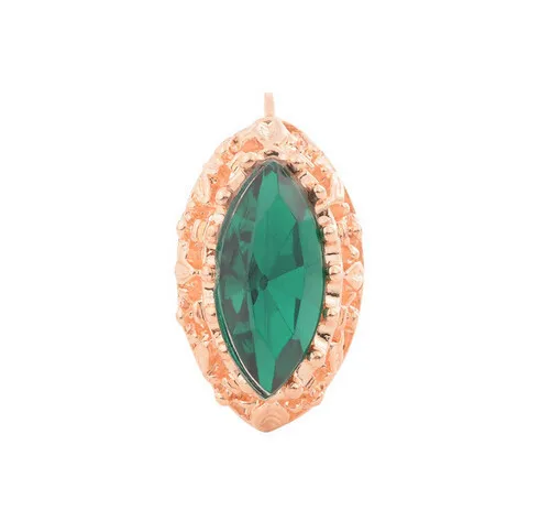 ZOSHI зеленые Австрийские кристаллы висячие серьги и кулон ожерелье и кольцо Ювелирные наборы для женщин свадебный Золотой цветной набор
