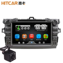 2Din Car In Dash DVD Player Radio Bluetooth Head Unit Stereos with Reverse Camera for Toyota COROLLA 07-11 (Without GPS)