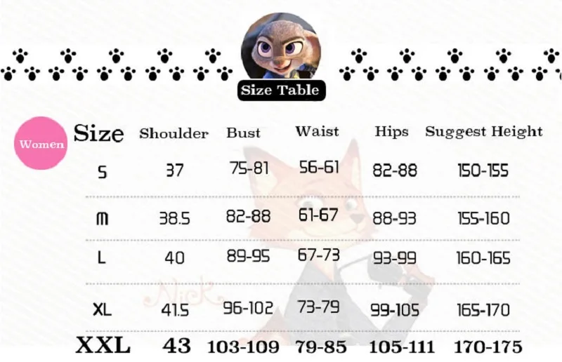 Костюм для косплея с милым единорогом из фильма «зверополис», Джуди Фокс Ник, мужские и женские костюмы на Хэллоуин, полицейская форма, одежда для девочек