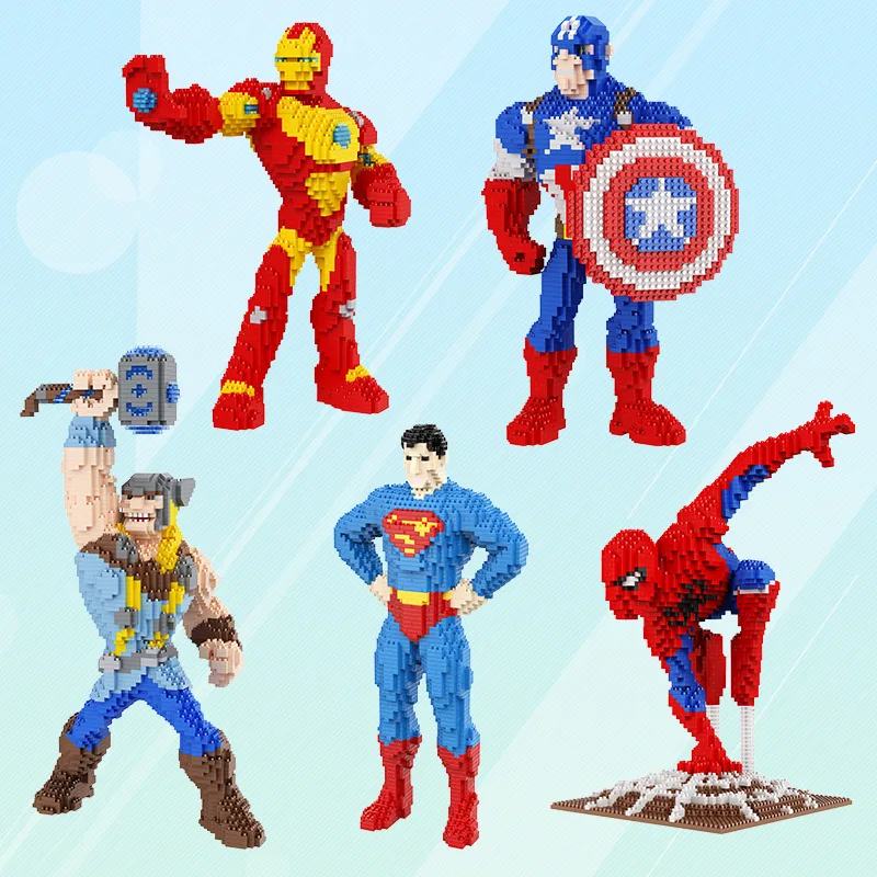 

My super heros design Hc 2019 diamond block 2000+ pcs small parts toy