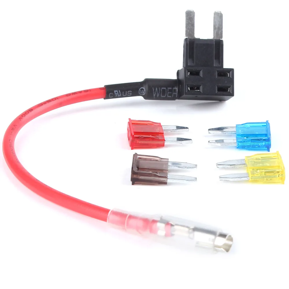 MINI ATM Fuse TAP Add On Dual Circuit Adapter Auto CAR Terminal 7.5A